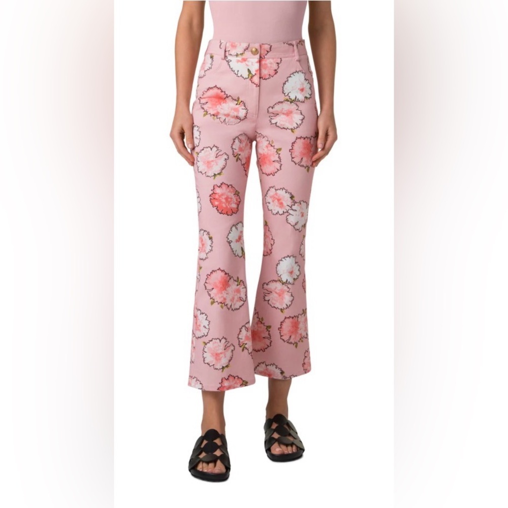 Akris Punto CARNATION CALI Capris—BEAUTIFUL!! Spring/Summer—Like New—Size 4